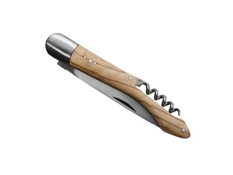 Pocket knife 'Heritage', 12cm, corkscrew, olive tree wood - Traditional  knives - Pocket